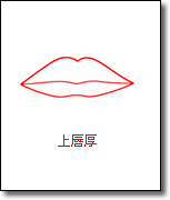 面相算命圖解：上唇厚